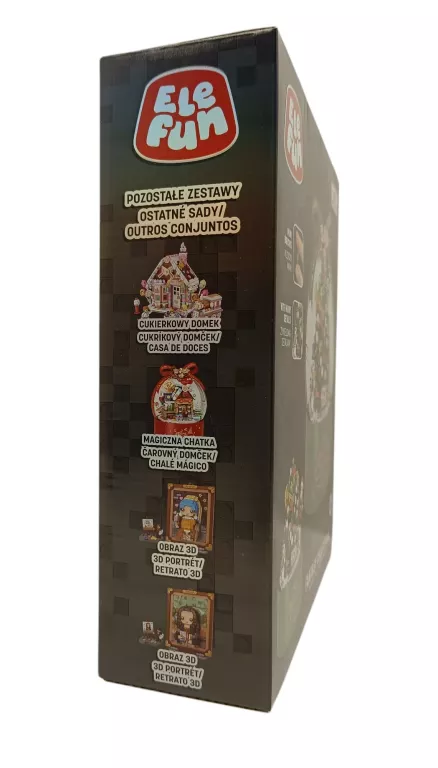 KLOCKI ELEFUN ŚWIĄTECZNA CHOINKA W ŚNIEŻNEJ KULI FANTASY COLLECTION 357 EL