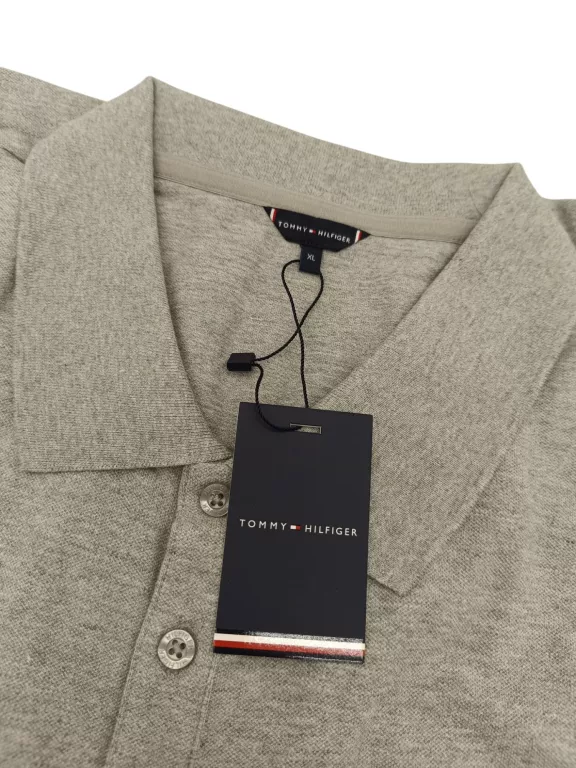 KOSZULKA POLO TOMMY MĘSKA SZARA XL