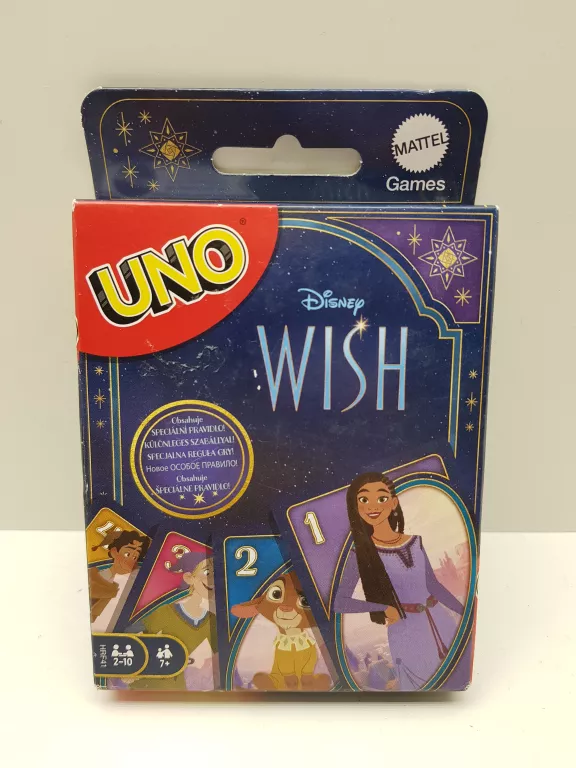 MATTEL GAMES MATTEL UNO DISNEY WISH HRF41 GRA TOWARZYSKA KARTY