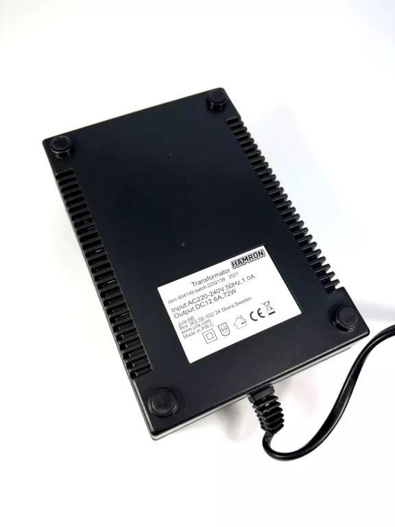 PRZETWORNICA NAPIĘCIA 230/12V 170X115X67 MM HAMRON