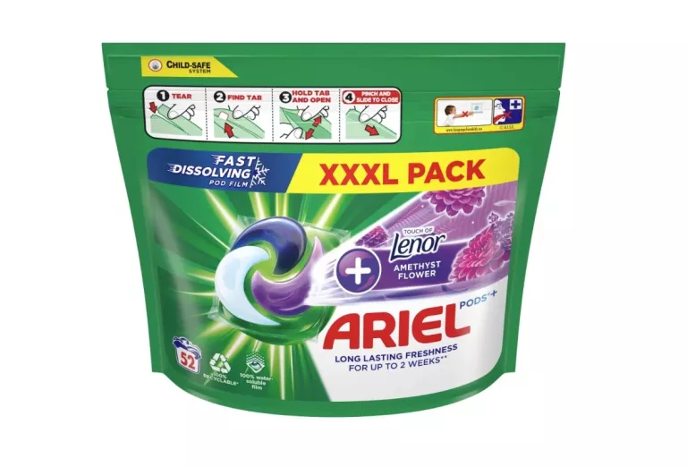 ARIEL ALLIN1 PODS + TOUCH OF LENOR AMETHYST FLOWER 52 KAPSUŁKI DO PRANIA