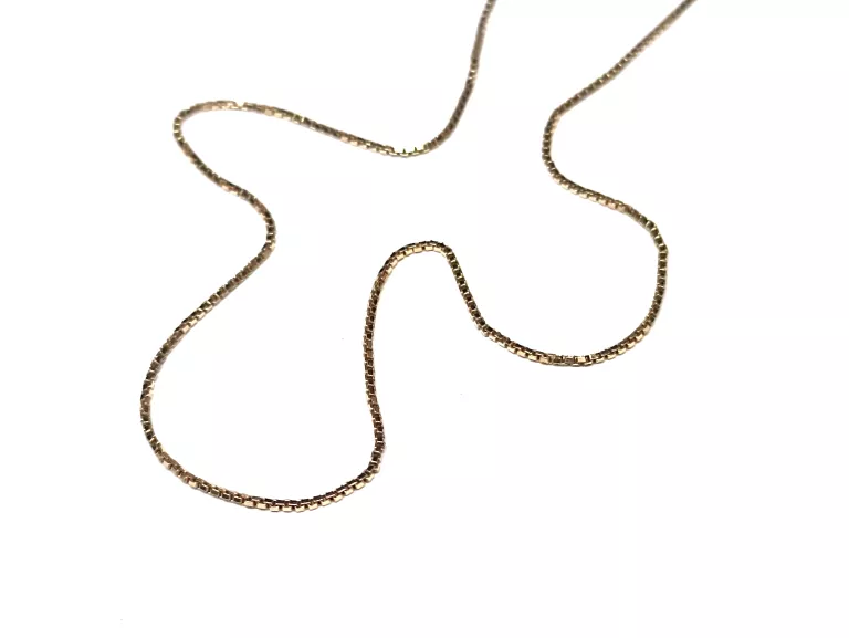 ZŁOTY ŁAŃCUSZEK 585 - 43CM - 1,36G