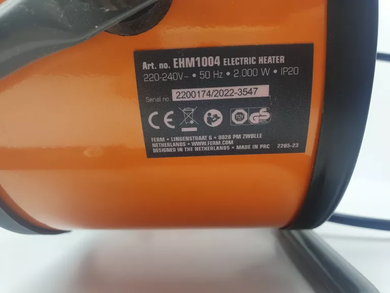 MAŁA NAGRZEWNICA FERM EHM1004 2KW
