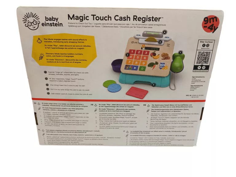 HAPE 800914 BABY EINSTEIN: MAGICZNA DOTYKOWA KASA FISKALNA