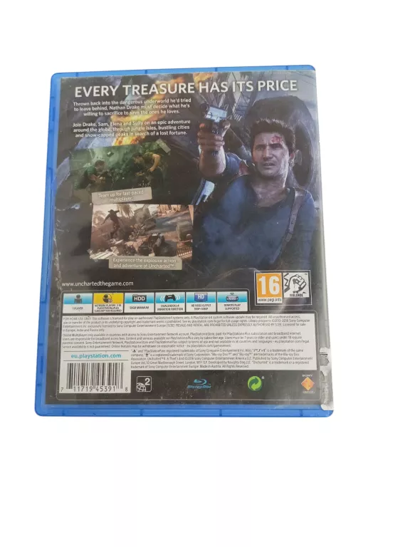 GRA NA PS4 UNCHARTED 4