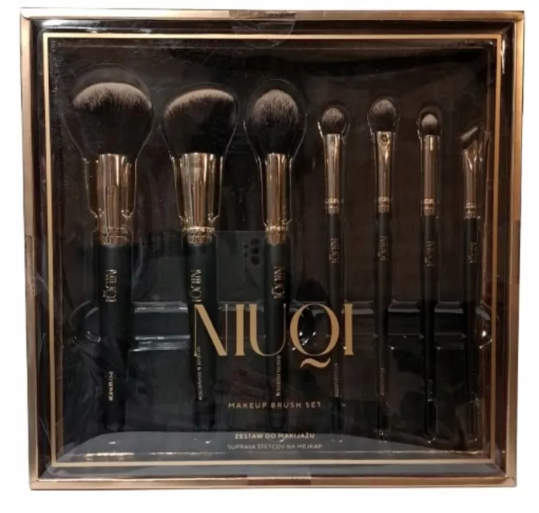 NIUQI PĘDZLE DO MAKIJAŻU ZESTAW PĘDZLI MAKEUP BRUSH SET