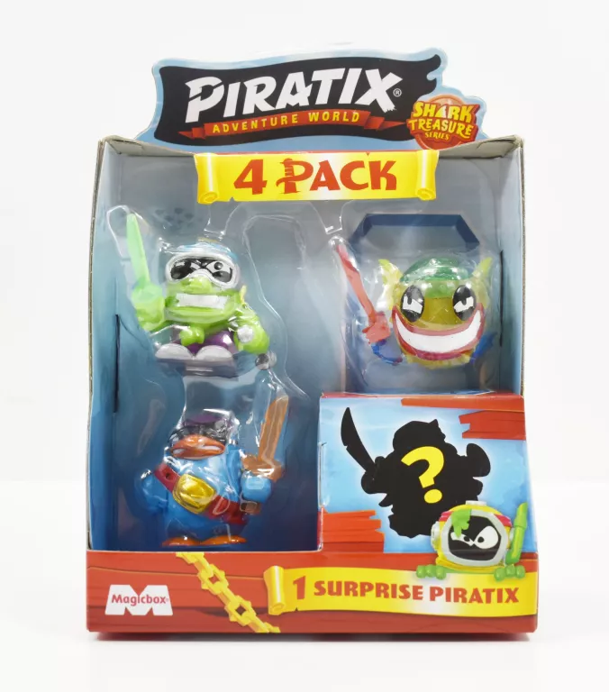 PIRATIX SHARK TREASURE 4 PACK 1SZT