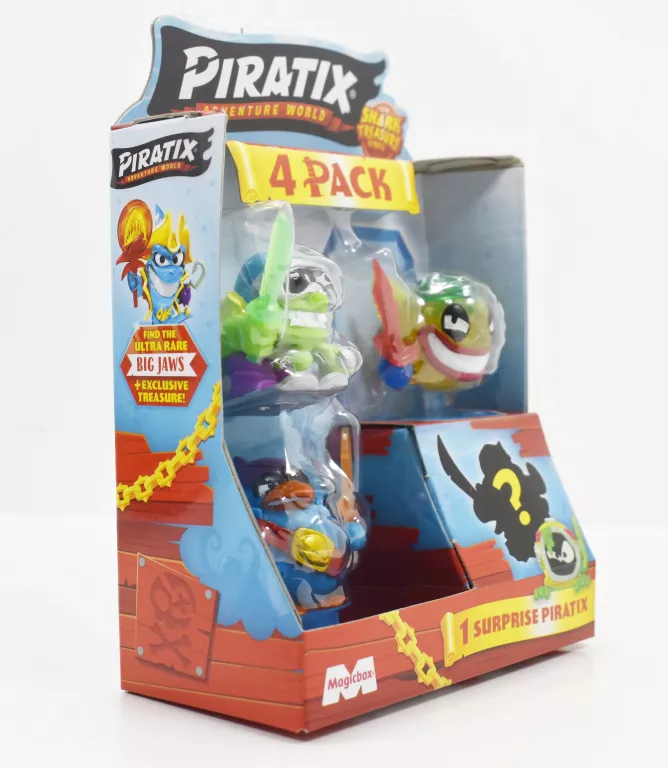 PIRATIX SHARK TREASURE 4 PACK 1SZT