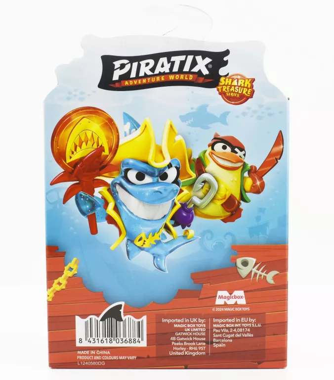 PIRATIX SHARK TREASURE 4 PACK 1SZT