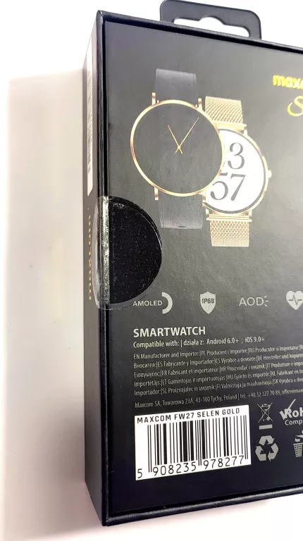 SMARTWATCH MAXCOM SELEN ANIA KRUK KOMPLET STAN IDEALNY