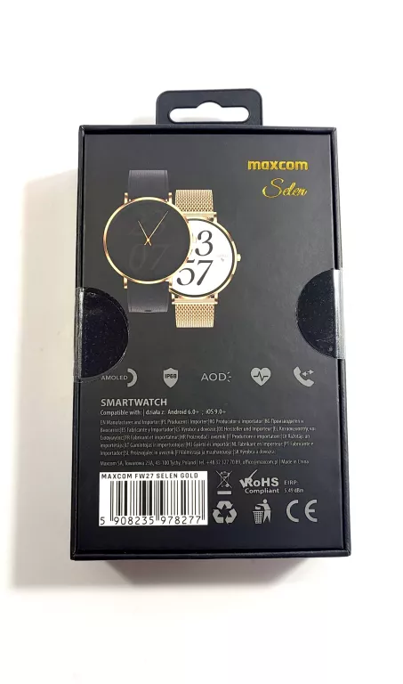 SMARTWATCH MAXCOM SELEN ANIA KRUK KOMPLET STAN IDEALNY