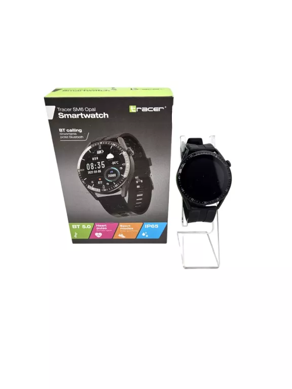 SMARTWATCH TRACER SM6 OPAL CZARNY