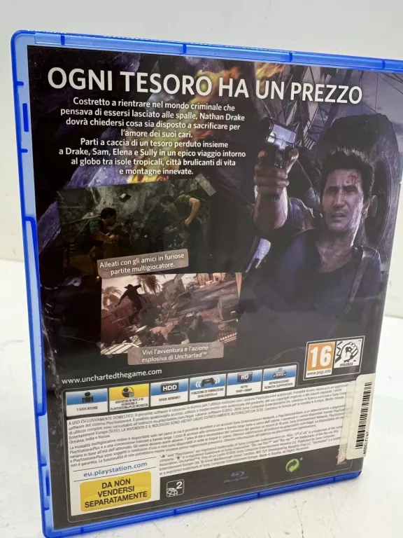 GRA NA PS4 UNCHARTED 4