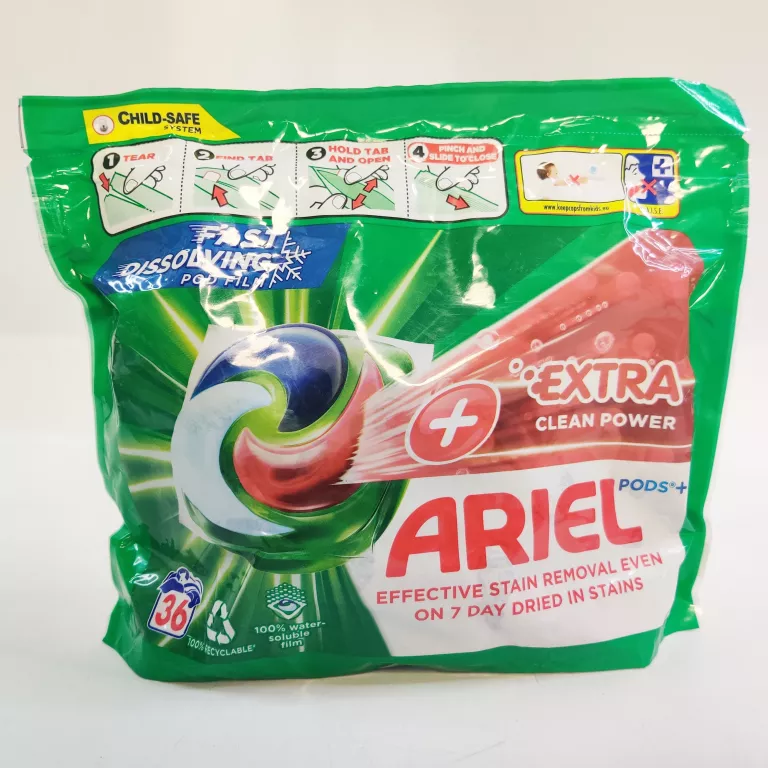 ARIEL ALL-IN-1 PODS KAPSUŁKI Z PŁYNEM DO PRANIA, 36PRAŃ