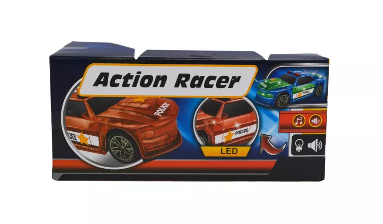 SAMOCHÓD POLICE AUTO ACTION RACER SPORTOWE LED