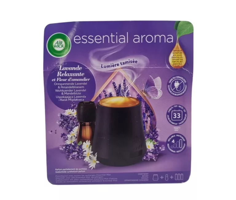 ODŚWIEŻACZ POWIETRZA AIR WICK ESSENTIAL AROMA LAWENDA I KWIAT MIGDAŁOWCA