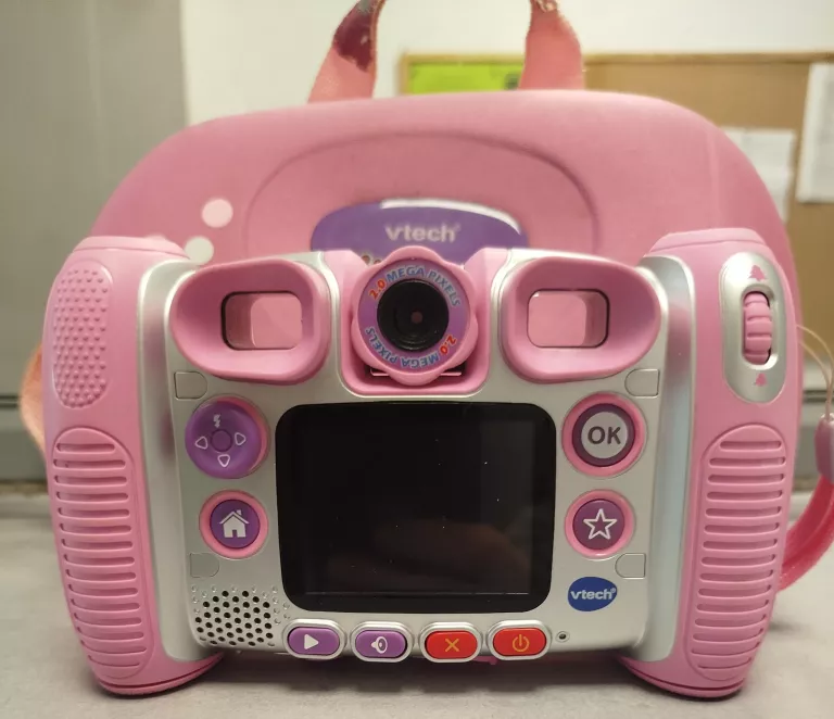 VTECH KIDIZOOM DUO  APARAT FOTOGRAFICZNY Y DLA DZIECI RÓŻOWY+ETUI