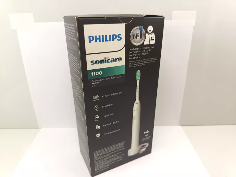 SZCZOTECZKA SONICZNA DO ZĘBÓW PHILIPS SONICARE HX3641/11 SERIES 1000 BIAŁA