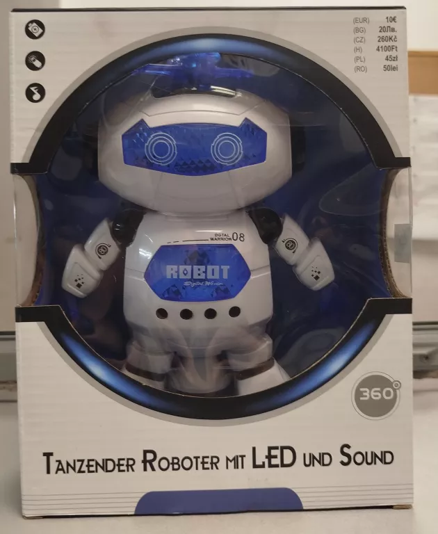 ROBOT LED+DŹWIĘKI