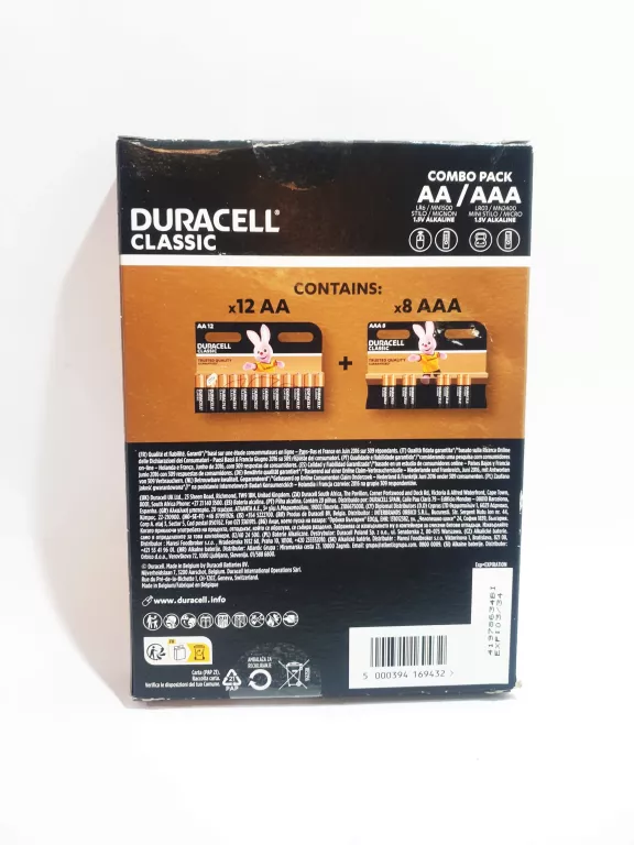 BATERIE DURACELL CLASSIC COMBO PACK 20