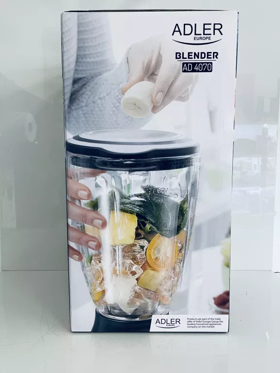 BLENDER KIELICHOWY ADLER AD4070 600 W SREBRNY/SZARY