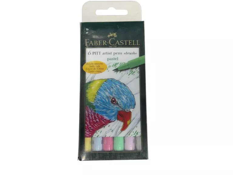 ZESTAW 6 PISAKÓW FABER-CASTELL PITT ARTIST PENS PASTEL