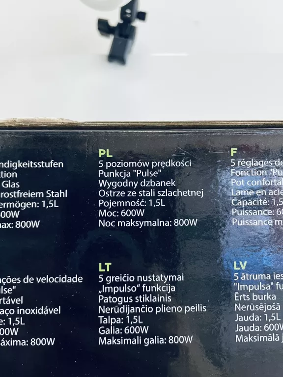 BLENDER KIELICHOWY ADLER AD4070 600 W SREBRNY/SZARY