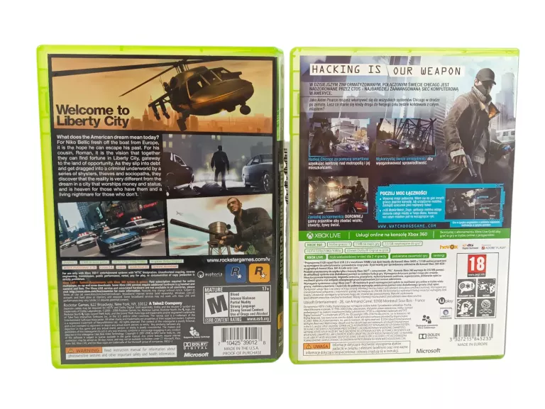 GTA IV XBOX 360 | WATCH DOGS XBOX 360