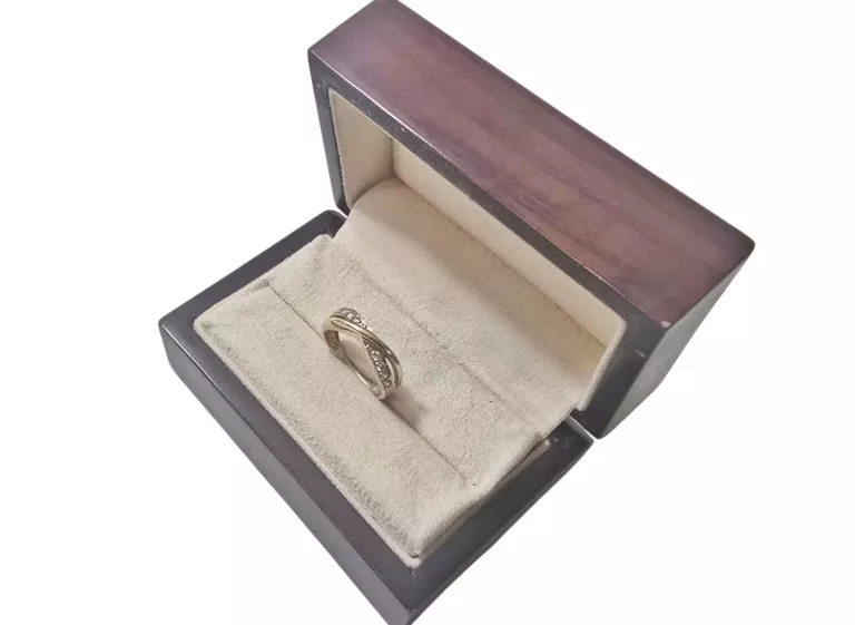 ŚLICZNY ZŁOTY PIERŚCIONEK P585/3,4G/R.16