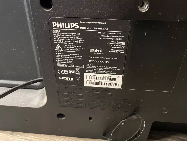 TELEWIZOR PHILIPS PHILIPS 32PHS5525 32CALE