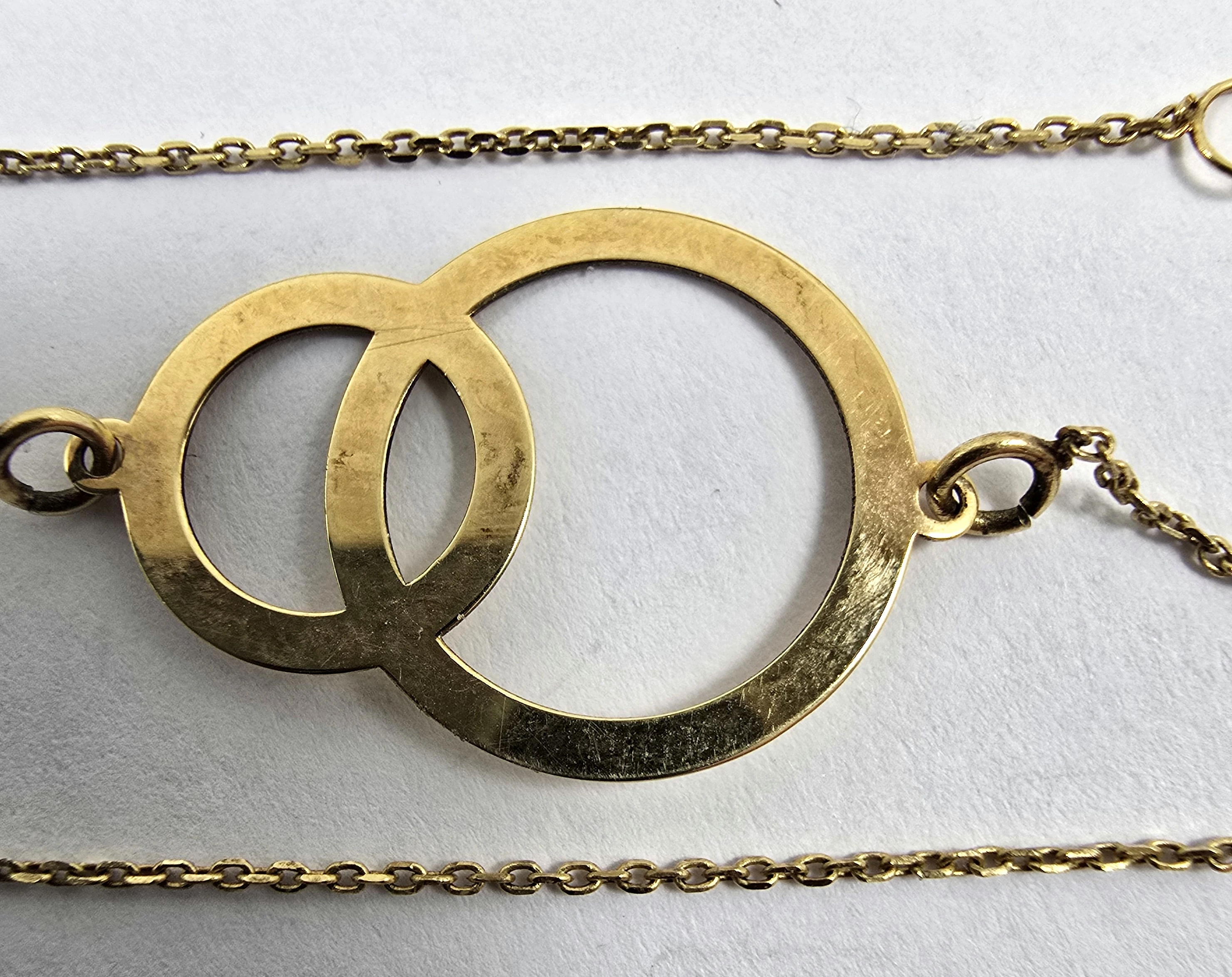 nowa-zlota-bransoletka-585-083g-19cm-dwa-kola-marszalkowska-60-warszawa