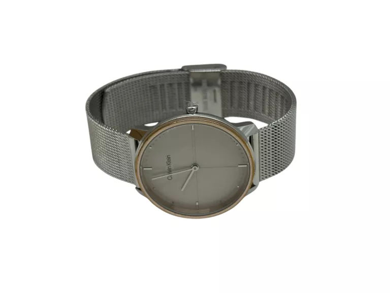 DAMSKI ZEGAREK CALVIN KLEIN 25200157 SREBRNY MESH
