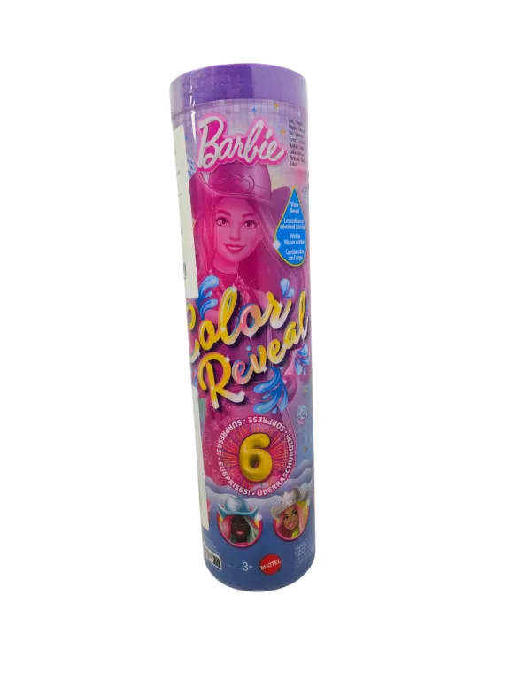 BARBIE COLOR REVEAL LALKA SERIA DISCO KOWBOJKA ASORTYMENT