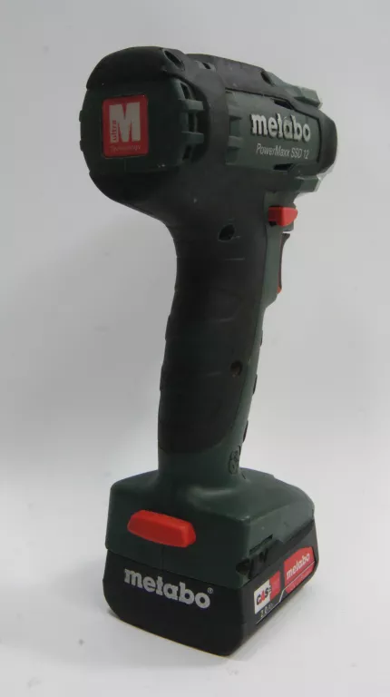 ZAKRĘTARKA UDAROWA METABO POWERMAXX SSD 12 +ŁAD +AQ