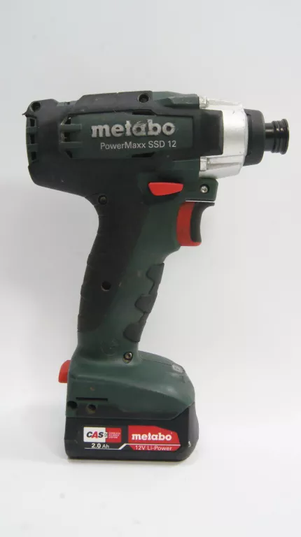 ZAKRĘTARKA UDAROWA METABO POWERMAXX SSD 12 +ŁAD +AQ