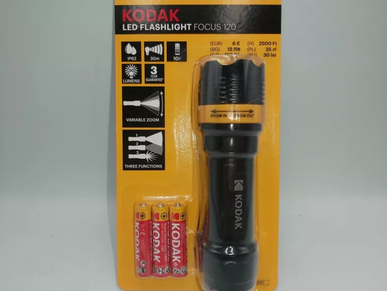 LATARKA KODAK LED FLASHLIGHT FOCUS 120