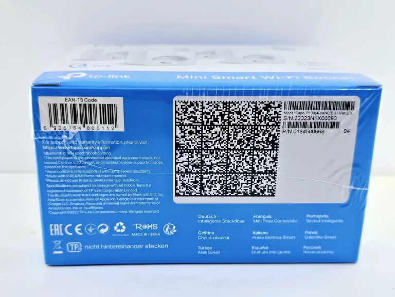 TP-LINK INTELIGENTNE GNIAZDKO TAPO P100 4 SZT.