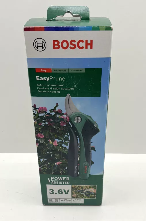 NOŻYCE ELEKTRYCZNE AKUMULATOROWE BOSCH 25 CM 3,6 V