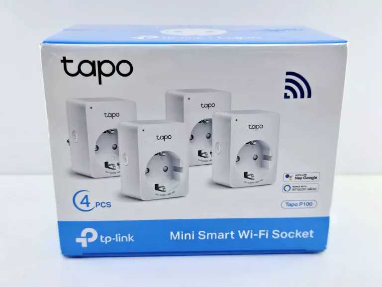 TP-LINK INTELIGENTNE GNIAZDKO TAPO P100 4 SZT.