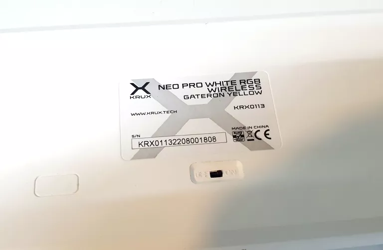 KLAWIATURA KRUX NEO PRO WHITE KRX0113 BIAŁA