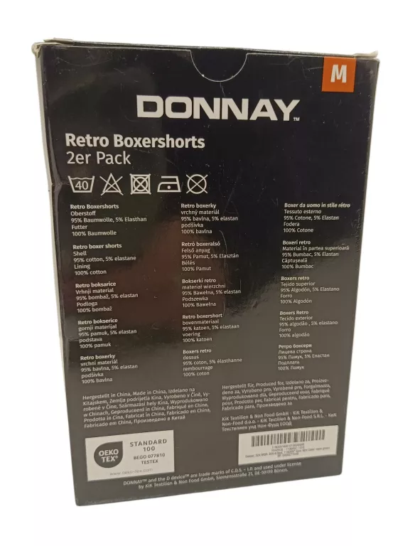 DONNAY BOKSERKI ROZMIAR M