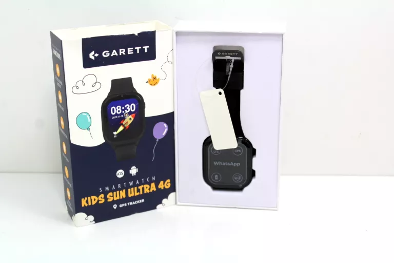 SMARTWATCH GARETT KIDS NICE PRO 4G CZARNY