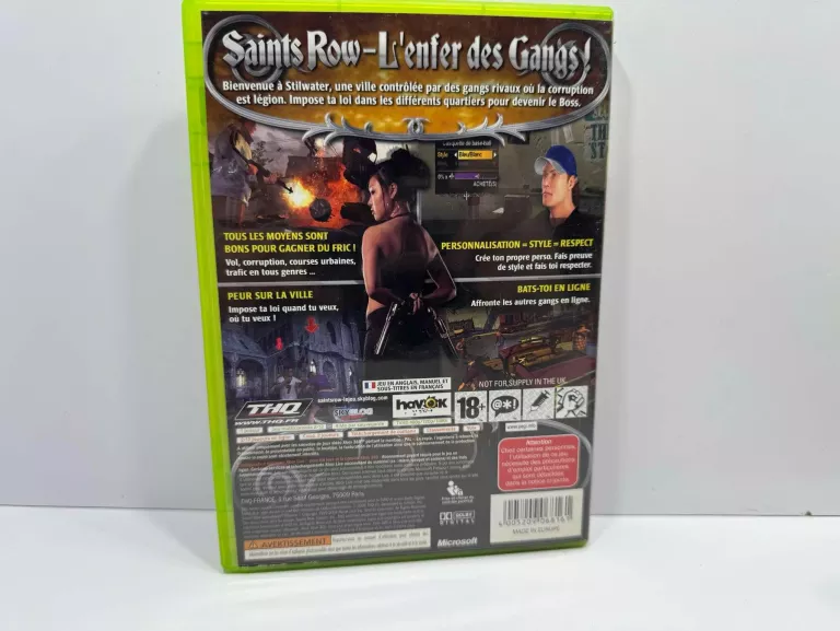 SAINTS ROW XBOX 360