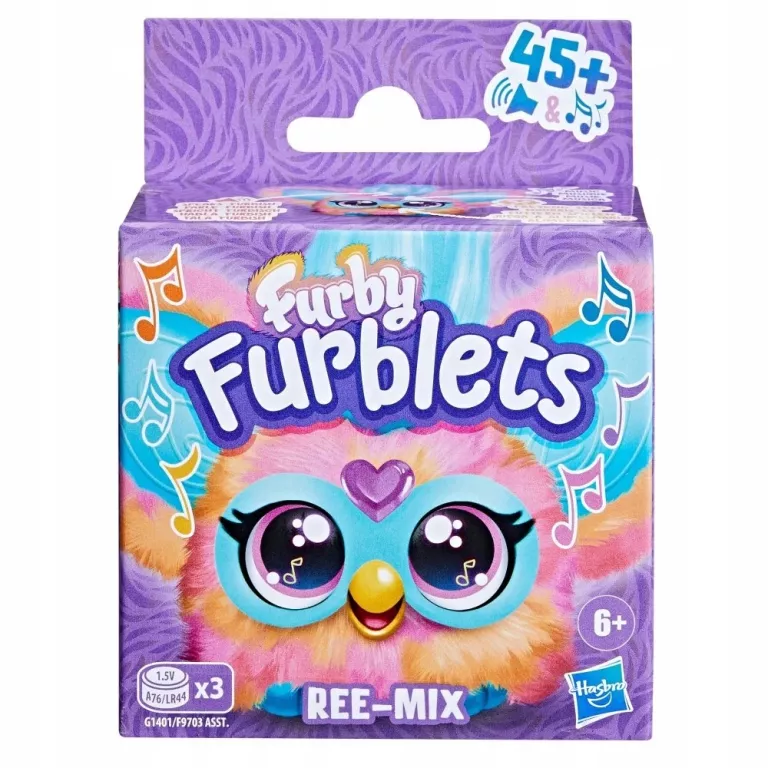 FURBY FURBIŚ FURBLETS INTERAKTYWNA MASKOTKA REE-MIX HIP HOP G1401