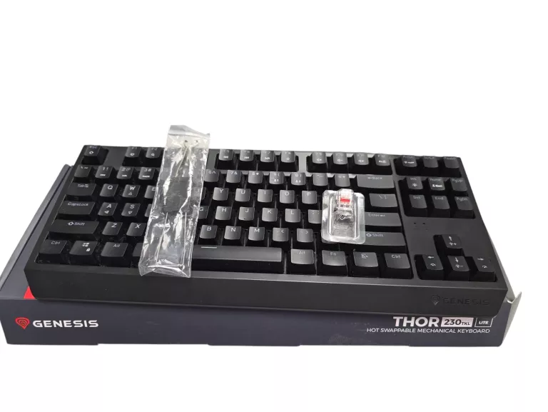 KLAWIATURA MECHANICZNA GENESIS THOR 230 TKL LITE OUTEMU RED USB RGB