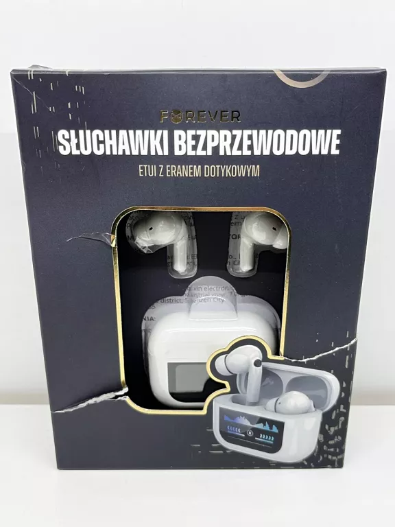 SŁUCHAWKI BEZPRZEWODOWE DOKANAŁOWE FOREVER TWS-300