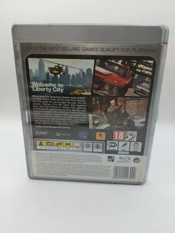 GRA GTA 4 PS4 GRAND THEFT AUTO IV SONY PLAYSTATION 3