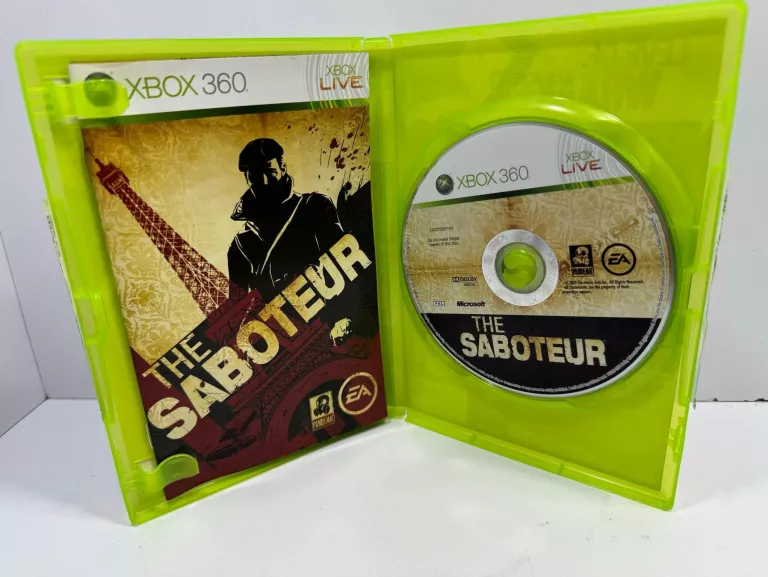 THE SABOTEUR MICROSOFT XBOX 360