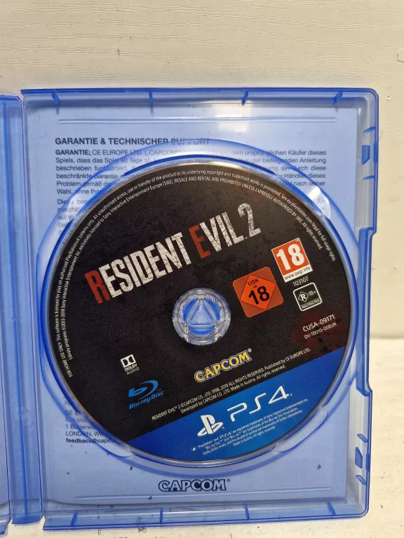 GRA NA PS4 RESIDENT EVIL 2