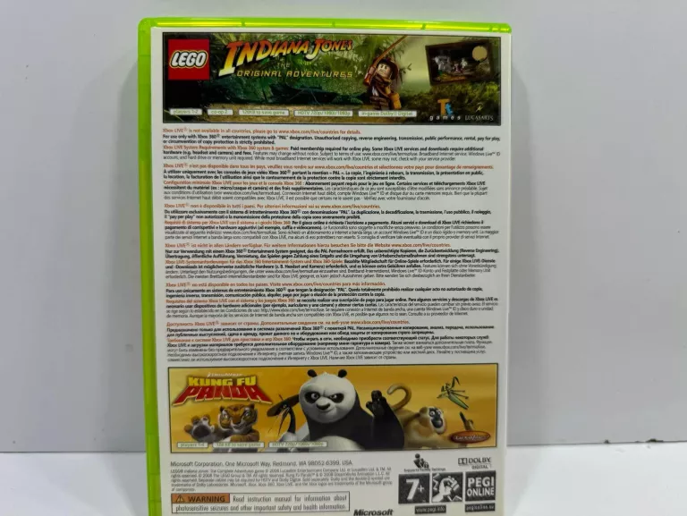 LEGO INDIANA JONES + KUNG FU PANDA